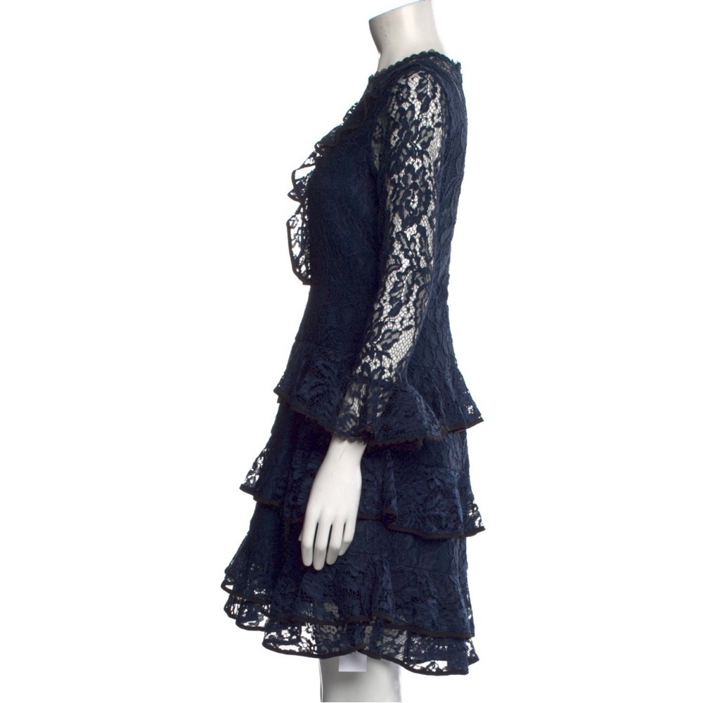 Alexis. Lace Pattern Mini Dress. Size XS - Picture 2 of 3